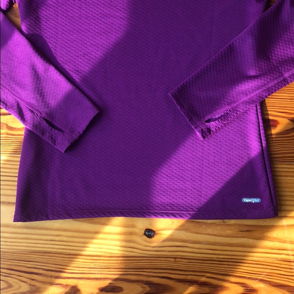 The north face long sleeve purple cold gear - Picture 5 of 5